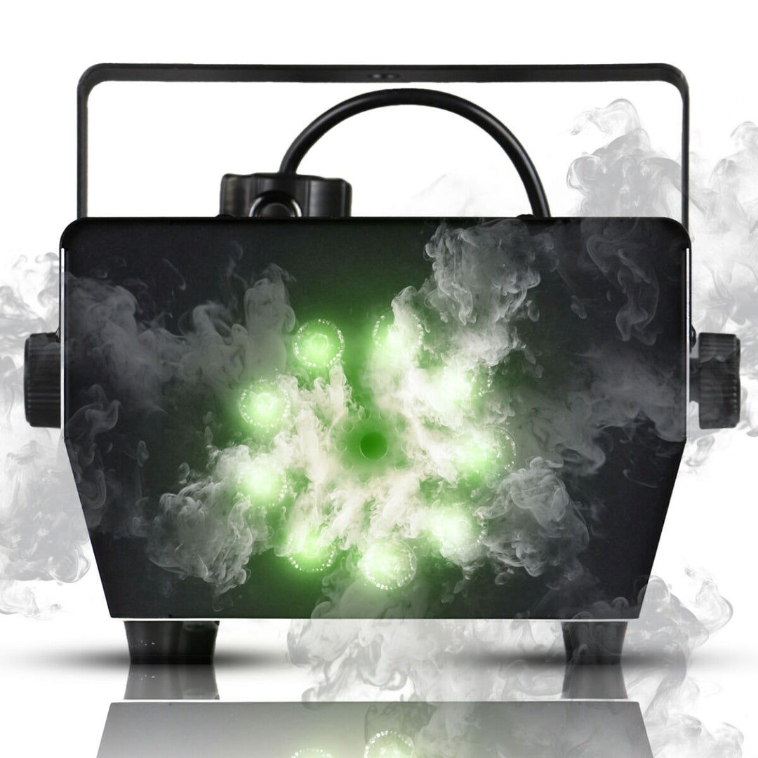 Light4Me Fog 1200 LED V2 Macchina del Fumo 1200W con RGBW LED e DMX