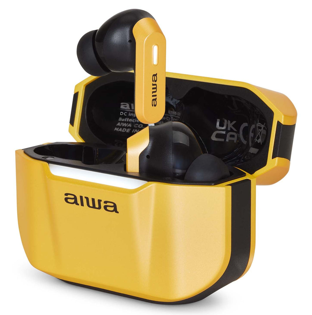 Aiwa ETWS-330YL auricolari TWS, Giallo