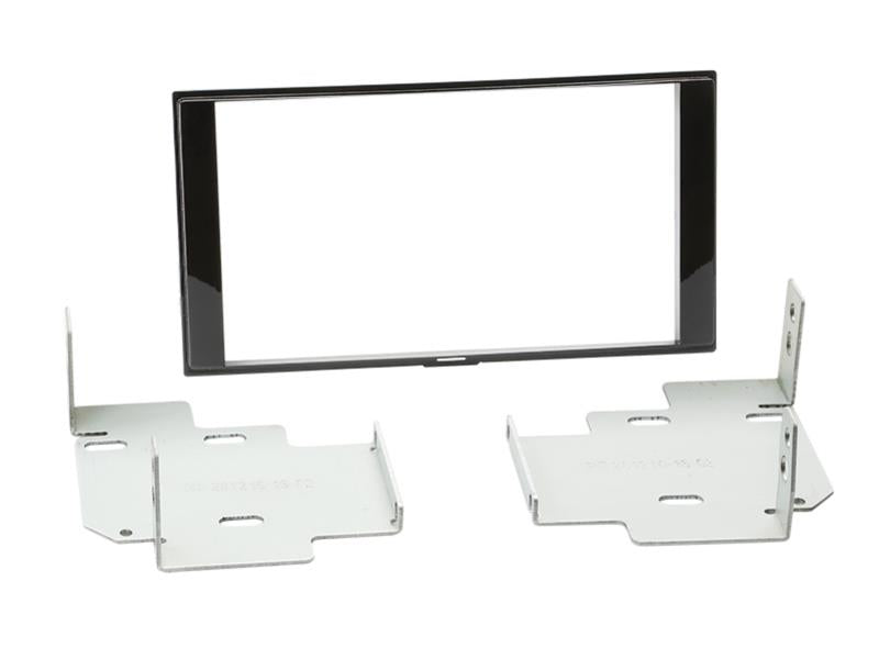 2-DIN Cornice per Nissan (Piano Nero)