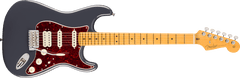 Fender American Professional Classic Stratocaster HSS, tastiera in acero, Faded Black
