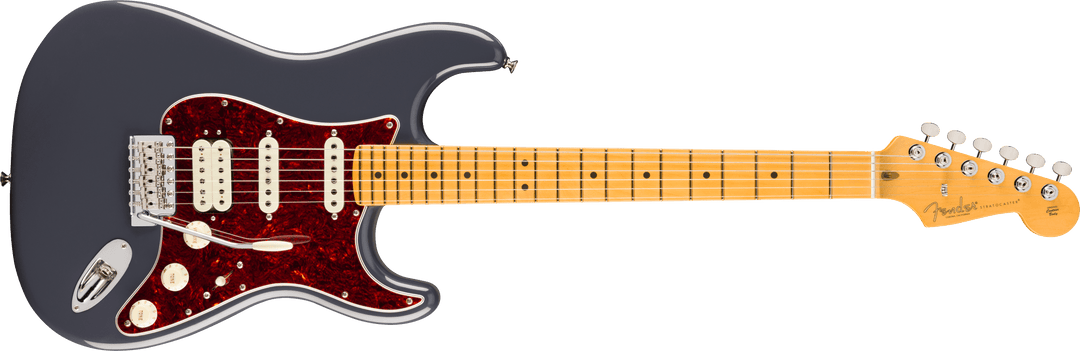 Fender American Professional Classic Stratocaster HSS, tastiera in acero, Faded Black