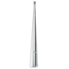 Frusta per antenna 120mm cromata, filettatura 5&6 mm