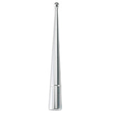 Frusta per antenna 120mm cromata, filettatura 5&6 mm