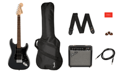 Fender Squier Sonic Stratocaster El-Guitar Start Package (nero)