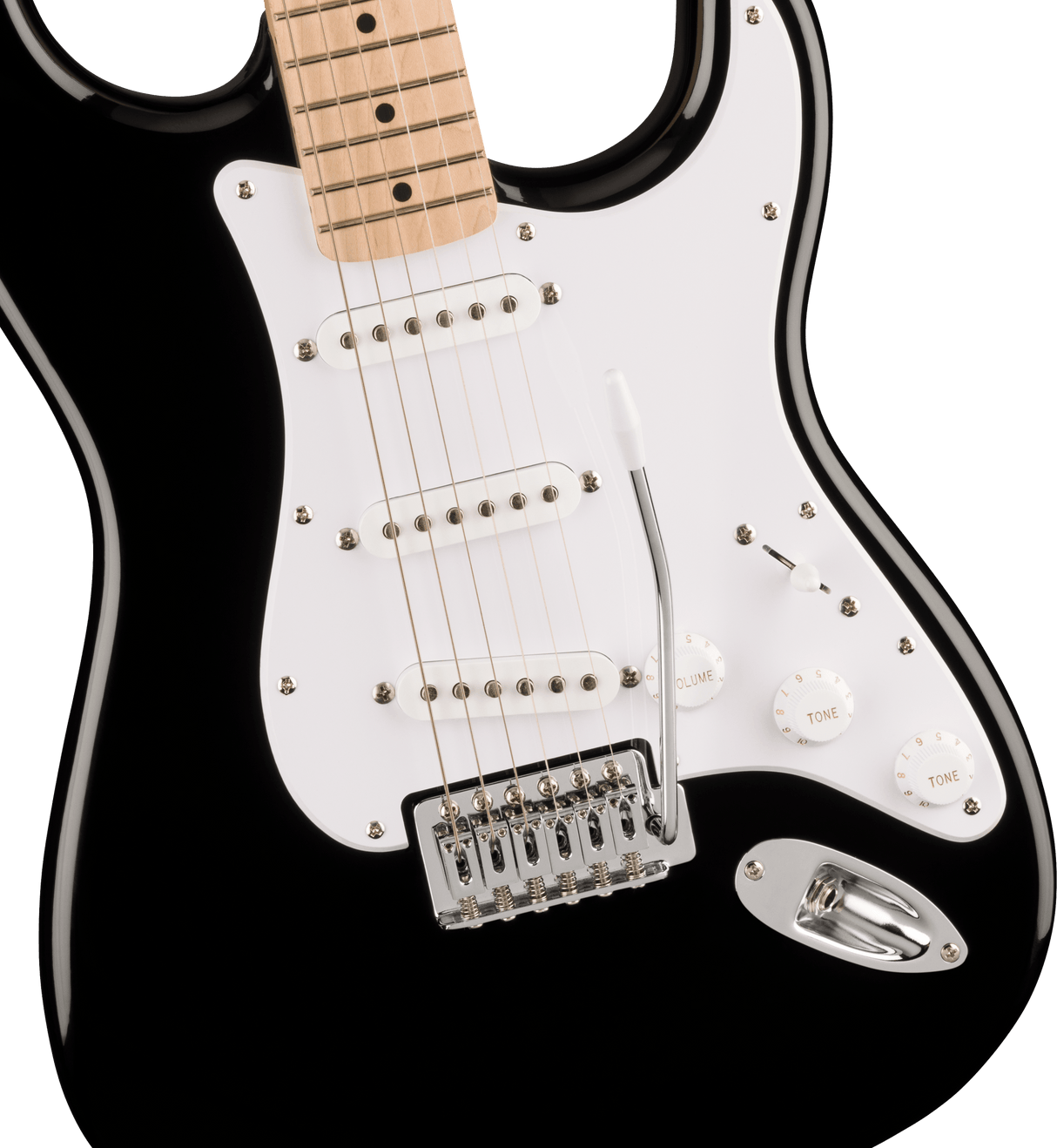 Fender Squier Sonic Stratocaster Electric Guitar (Black)