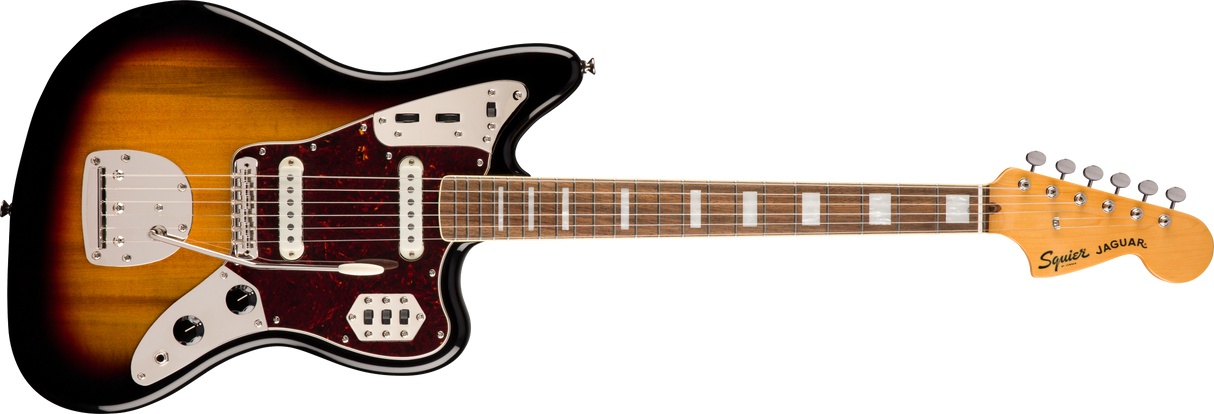 Fender Squier Classic Vibe '70s Jaguar Chitarra elettrica (Tricolor Sunburst)