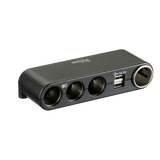 Presa di corrente con 4 prese e USB 12/24 V