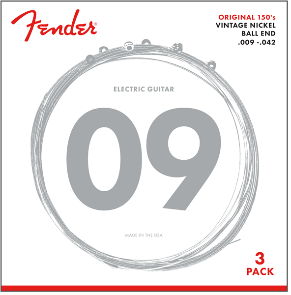 Fender Original 150 Corde per Chitarra (.009-.042)