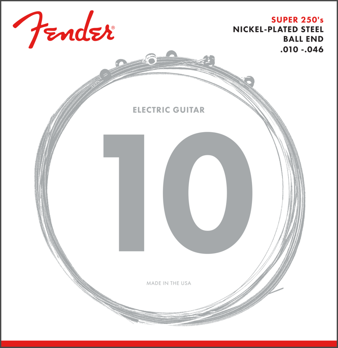 Fender Super 250 Corde per Chitarra (.010-.046)