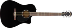 Fender CD-60SCE Dreadnought Western Chitarra (Sort)