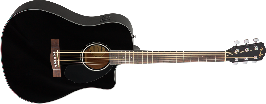 Fender CD-60SCE Dreadnought Western Chitarra (Sort)