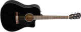 Fender CD-60SCE Dreadnought Western Chitarra (Sort)