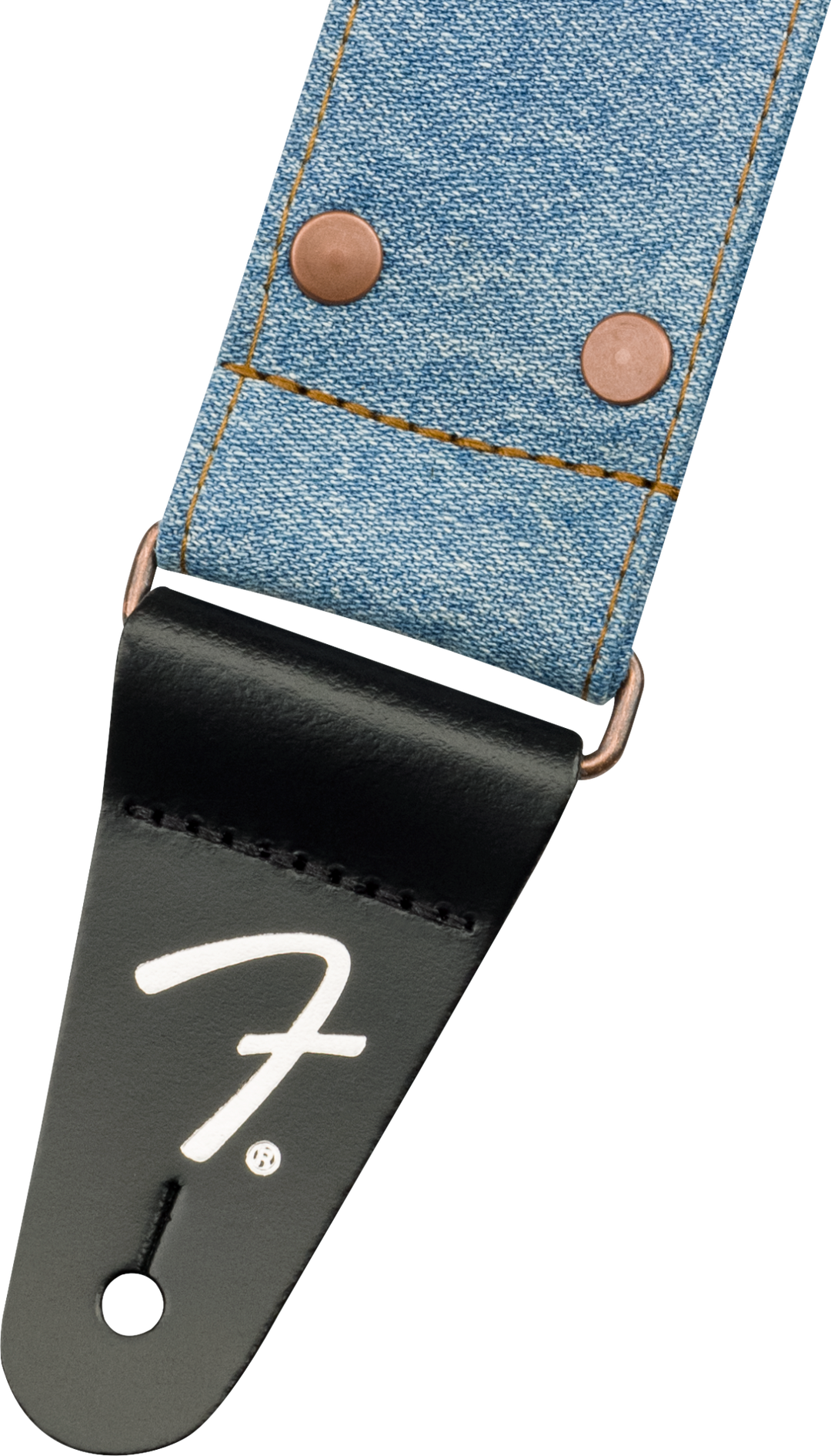 Fender x Wrangler Denim Tracolla per Chitarra (Light Indigo, 2")