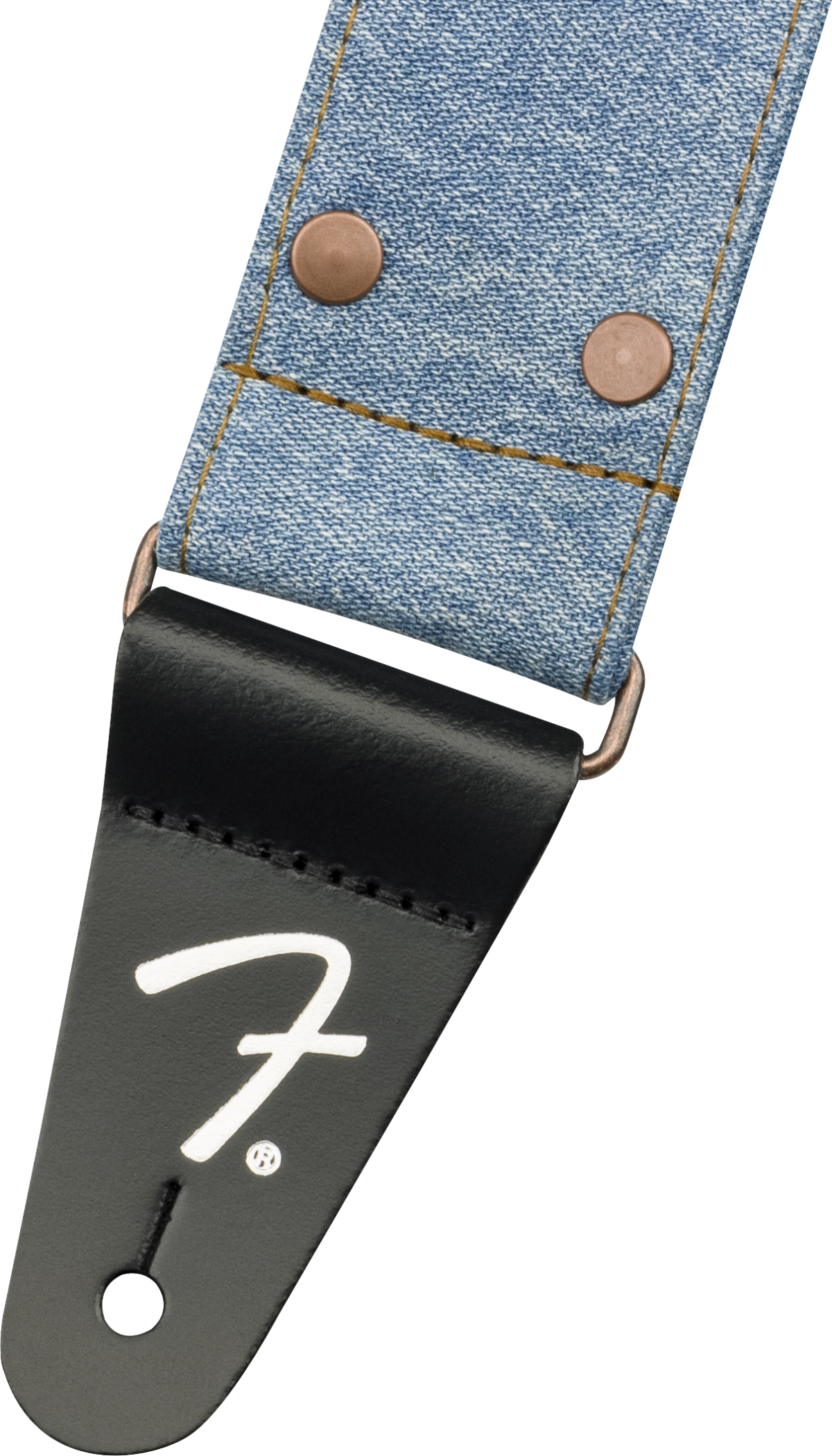 Fender x Wrangler Denim Tracolla per Chitarra (Light Indigo, 2")