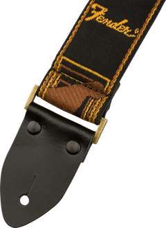 Fender Legacy Vintage Tracolla per Chitarra (Black/Yellow/Brown, 2")
