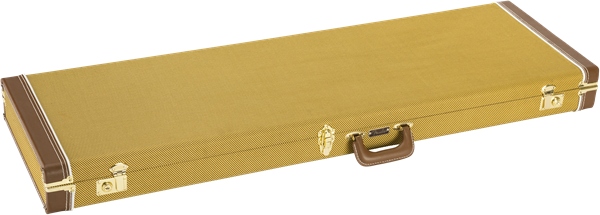Fender Classic Precision Basso/Jazz Basso Custodia Rigida (Tweed)