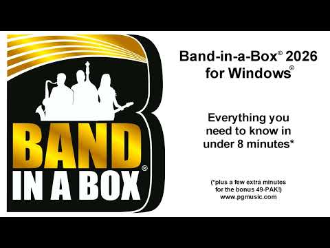 Band-in-a-Box MEGA Win