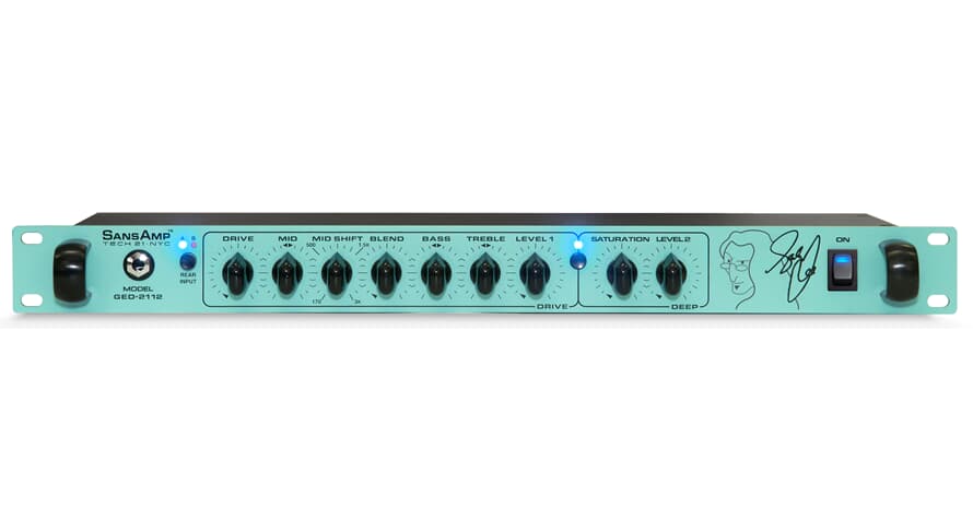 Tech 21 SansAmp GED-2112 preamplificatore rack, Geddy Lee
