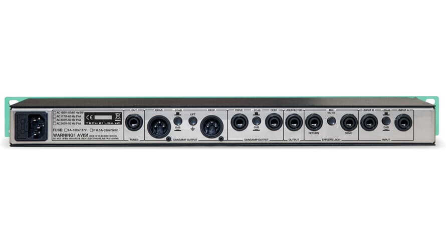 Tech 21 SansAmp GED-2112 preamplificatore rack, Geddy Lee