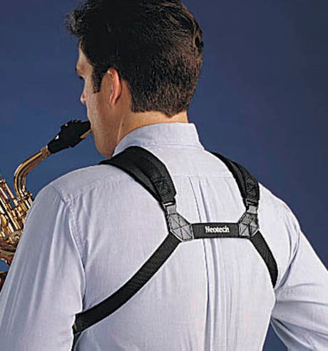 Cinghia per saxofono Neotech Soft Harness, 33-44,4 cm, gancio in plastica