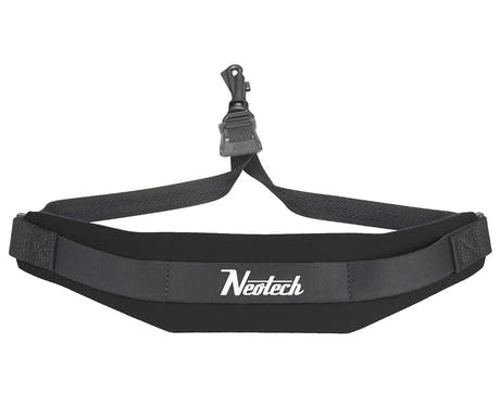 Cinghia per saxofono Neotech Soft Sax standard, nera, gancio in materiale sintetico