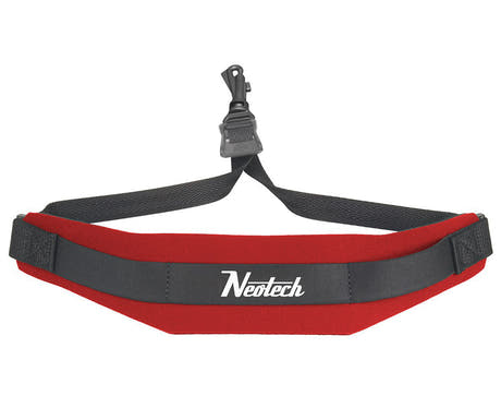 Tracolla per sassofono Neotech Soft Sax standard, rossa, supporto in materiale sintetico