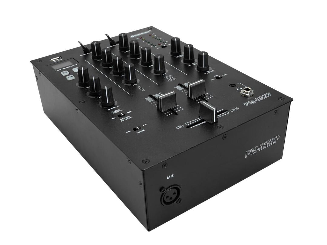 Mixer DJ OMNITRONIC PM-222P a 2 canali con lettore