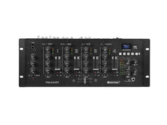 OMNITRONIC PM-444Pi Mixer DJ a 4 canali con Player e interfaccia USB