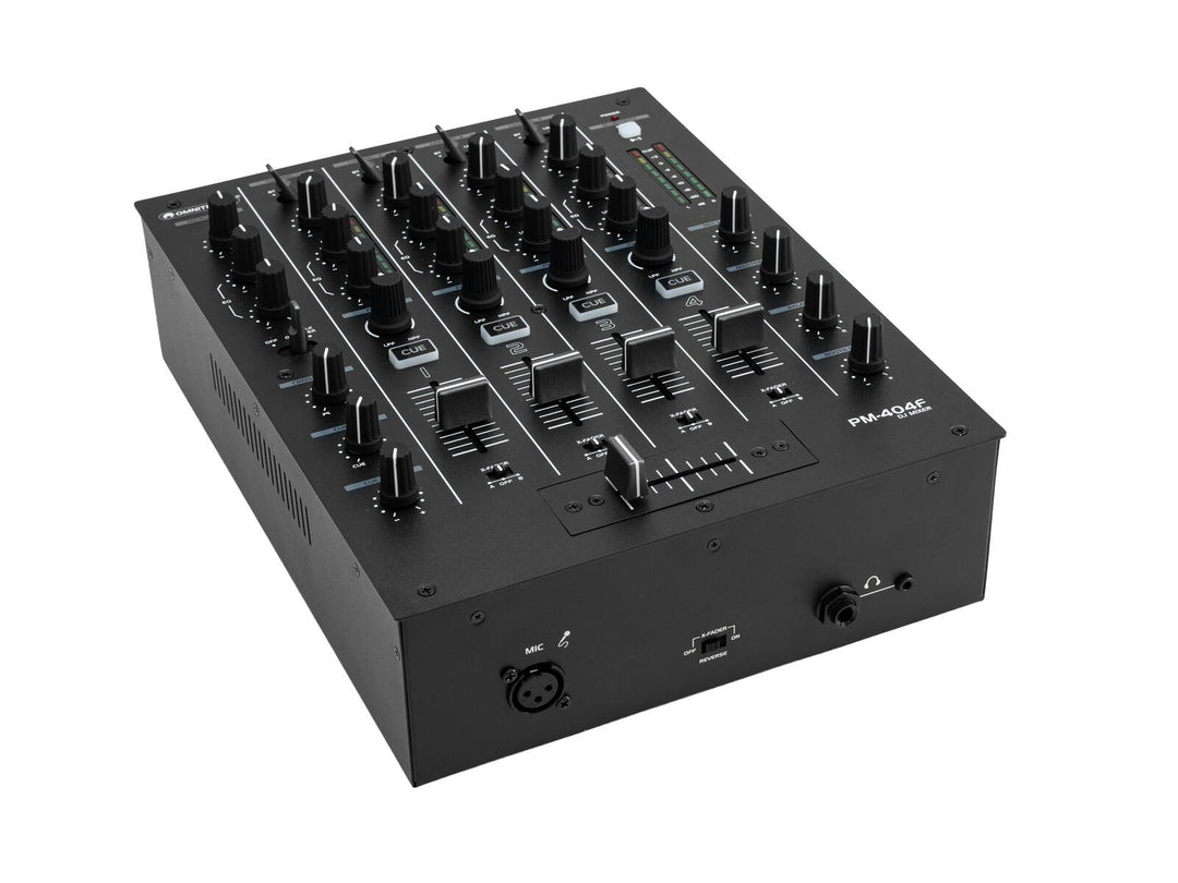 OMNITRONIC PM-404F Mixer DJ a 4 canali con filtro e Bluetooth