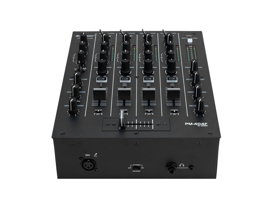 OMNITRONIC PM-404F Mixer DJ a 4 canali con filtro e Bluetooth