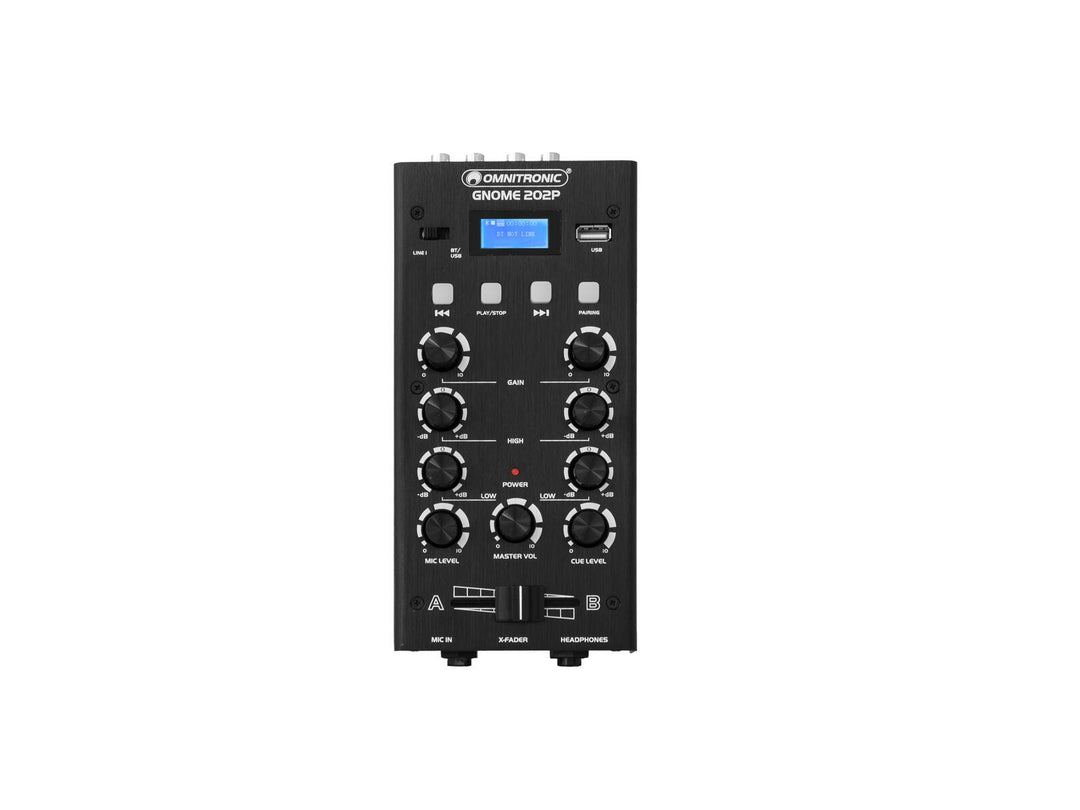 OMNITRONIC GNOME-202P Mini Mixer nero