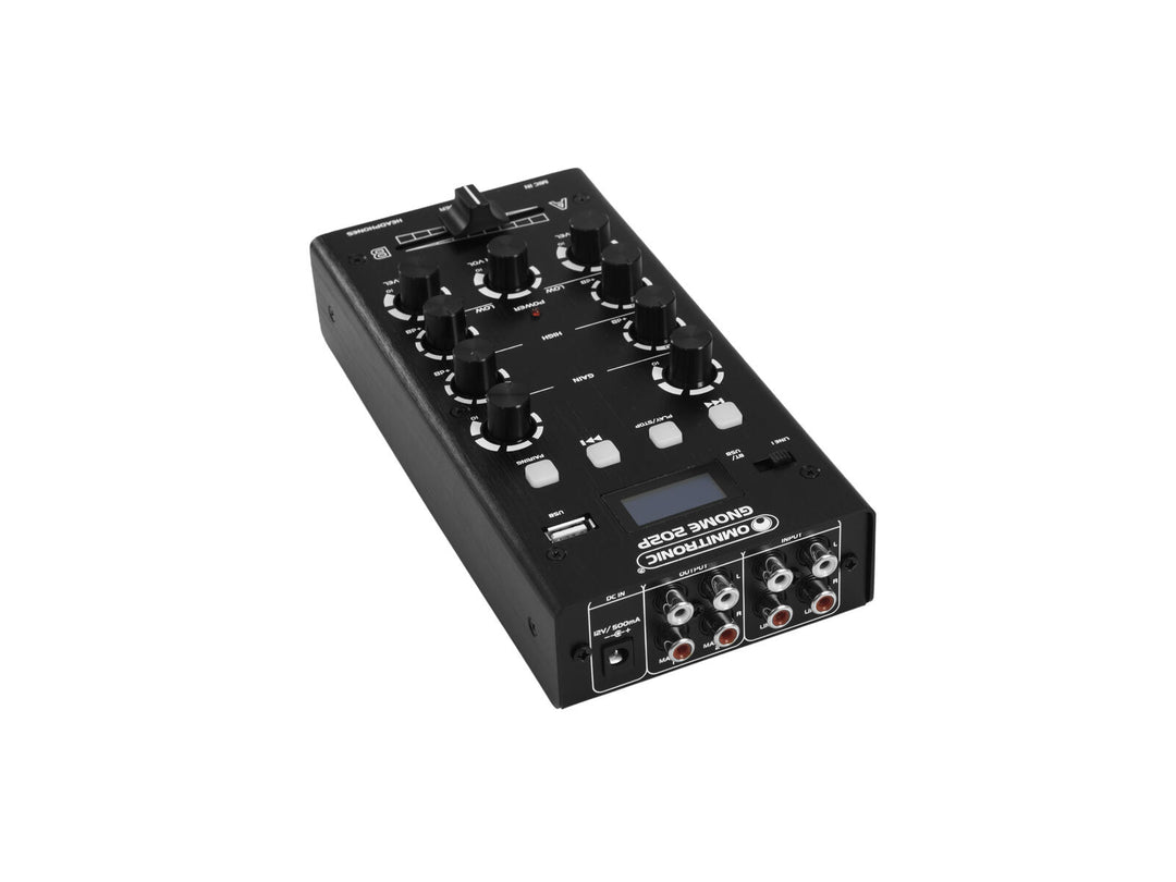 OMNITRONIC GNOME-202P Mini Mixer nero