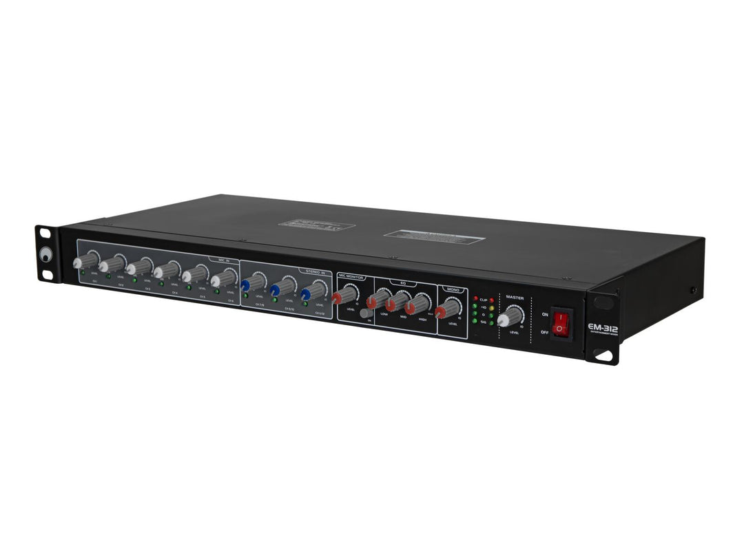 OMNITRONIC EM-312 mixer per intrattenimento
