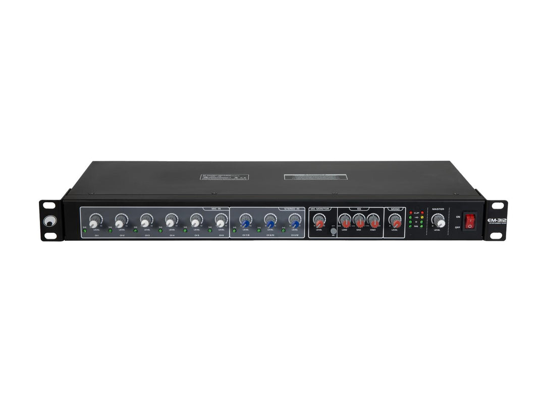 OMNITRONIC EM-312 mixer per intrattenimento
