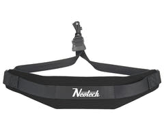 Neotech Soft Sax tracolla per sassofono XL, nera, gancio in plastica
