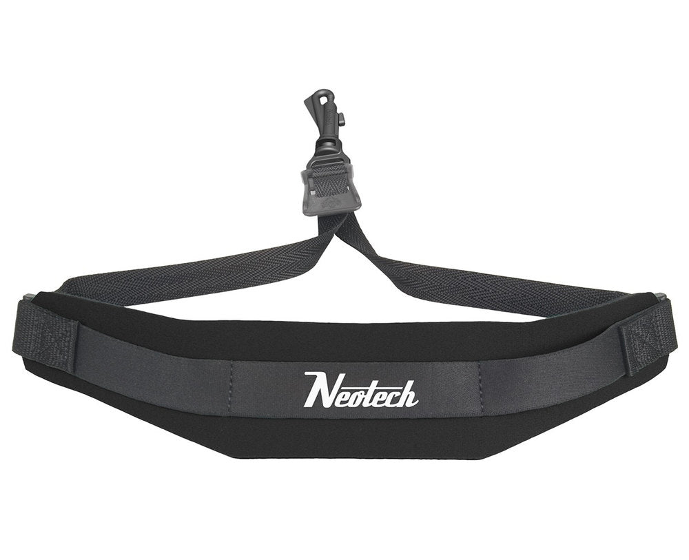Neotech Soft Sax tracolla per sassofono XL, nera, gancio in plastica