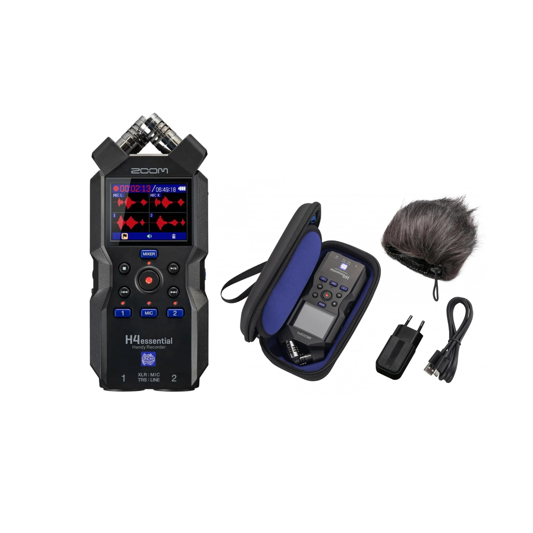 Zoom H4e Registratore Handy Essenziale + Pacchetto Accessori