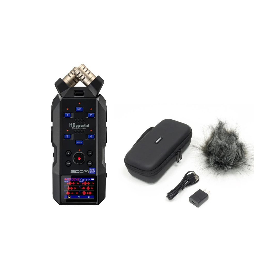Zoom H6e Registratore Handy Essenziale + Pacchetto Accessori
