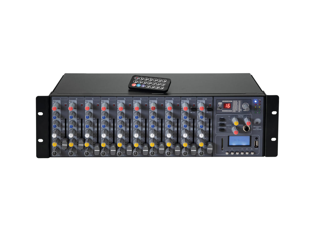 OMNITRONIC RM-1422FX USB Mixer da rack