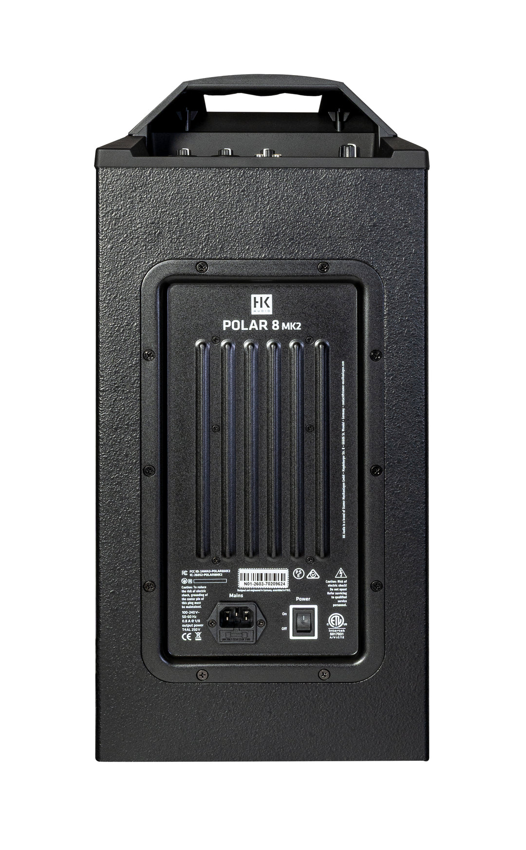 HK Audio POLAR 8 MK2 sistema PA a colonna attivo 1200W con Bluetooth (nero)