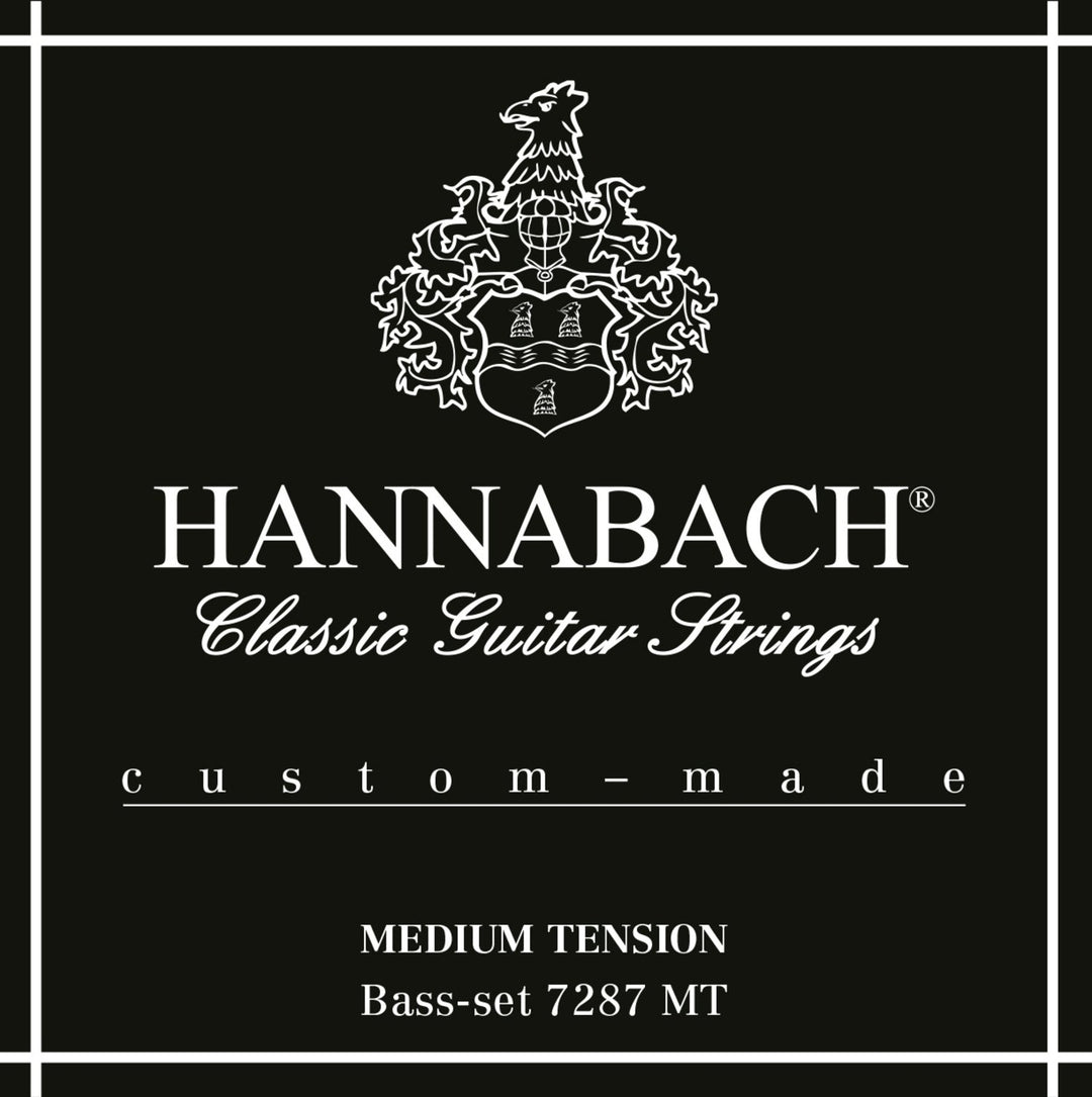 Hannabach Strings for classic guitar Series 728 Medium Tension Custom Made - 3er Bass medium (7287MT)