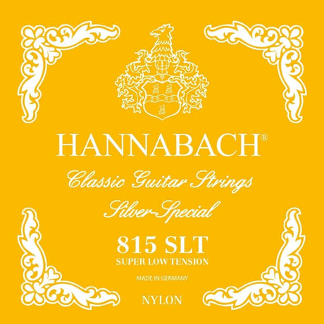 Hannabach Strings for classic guitar Serie 815 Super Low Tension Silver special - Set super low (815SLT)