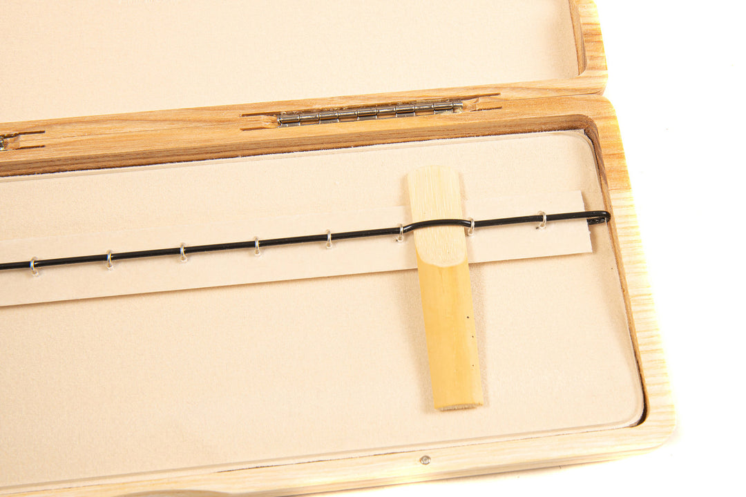 GEWA Astuccio per ance Clarinetto 12 ance - Finitura laccata naturale