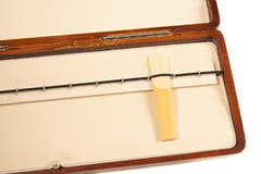 GEWA custodia per ance Clarinetto 12 ance - vernice rosso-marrone