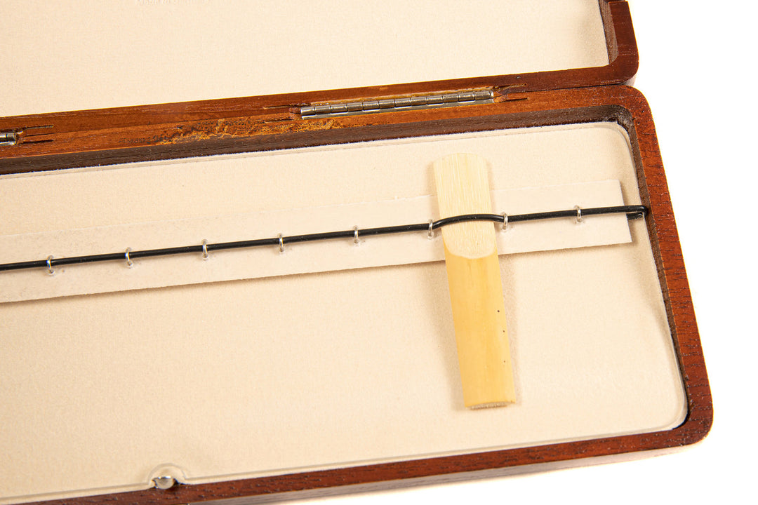 GEWA custodia per ance Clarinetto 12 ance - vernice rosso-marrone