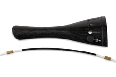 Ulsa cordiera per violino, modello Hill, ebano, 1 fine tuner