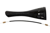 Ulsa cordiera per violino, modello Hill, ebano, 1 fine tuner