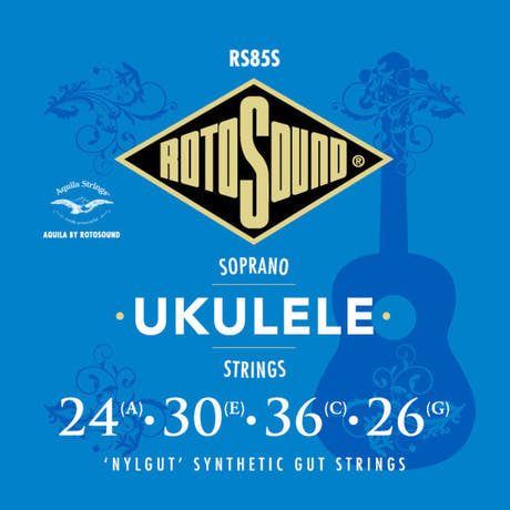 Set di corde Rotosound RS85S Nylgut per ukulele soprano