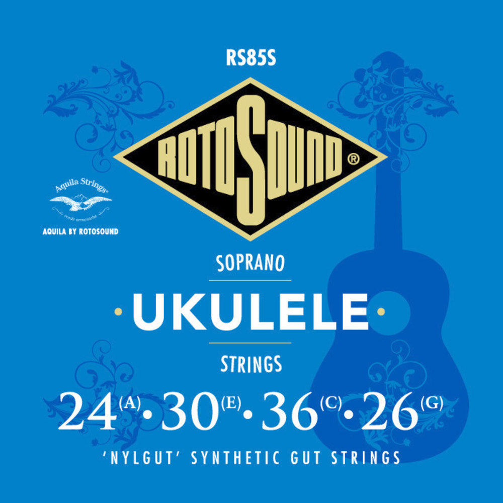 Set di corde Rotosound RS85S Nylgut per ukulele soprano