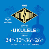 Set di corde Rotosound RS85S Nylgut per ukulele soprano